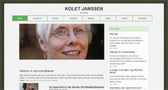 Desktop Screenshot of koletjanssen.be