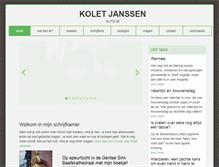 Tablet Screenshot of koletjanssen.be